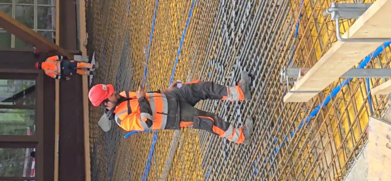 Rebar for an infrastructure structure