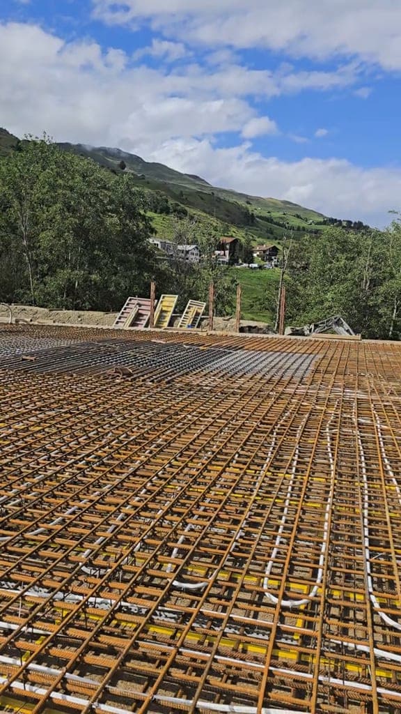 Reinforcement works, residential development
